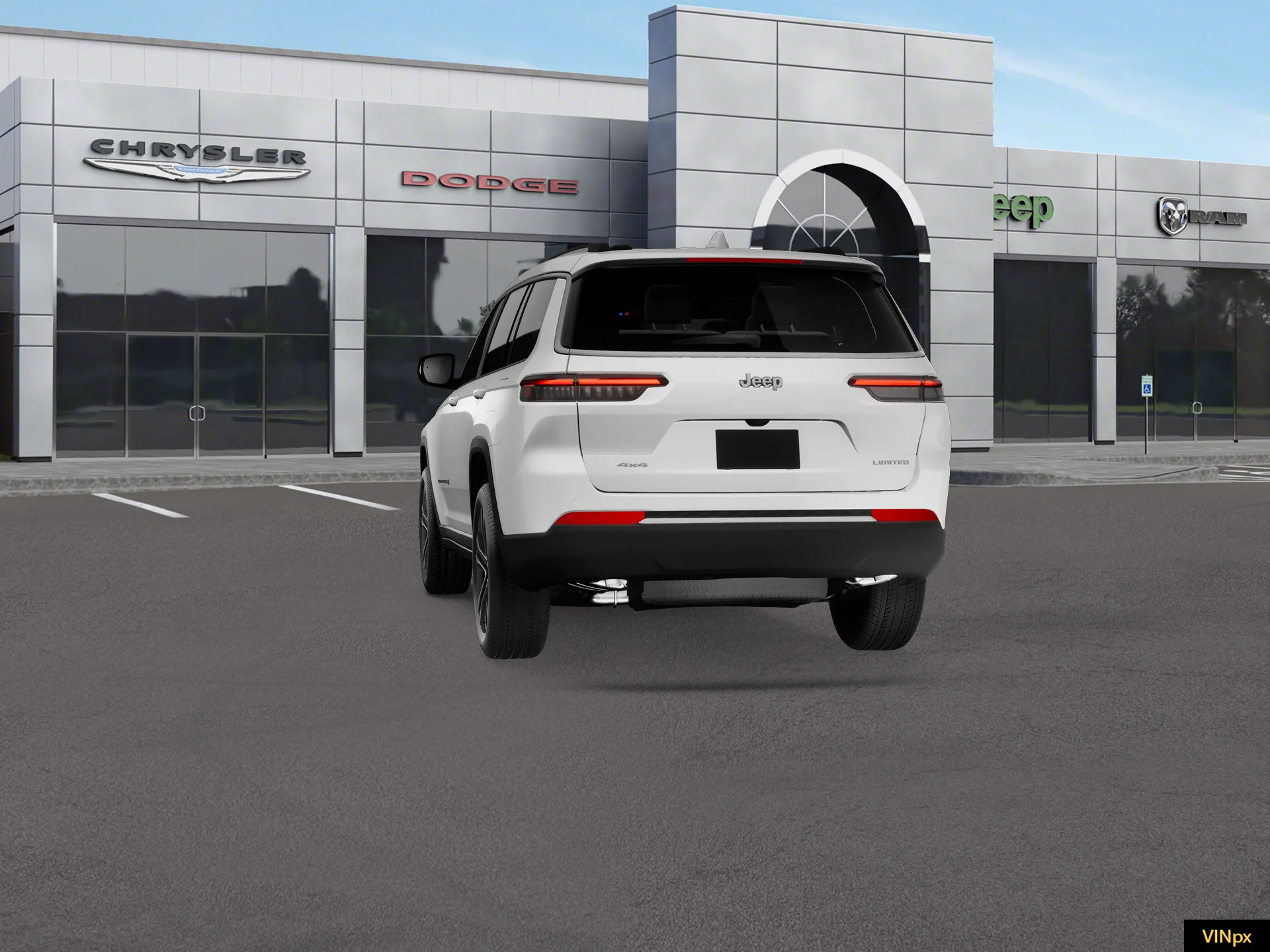 New 2027 Bright White Clear-Coat Paint Jeep Limited image 13
