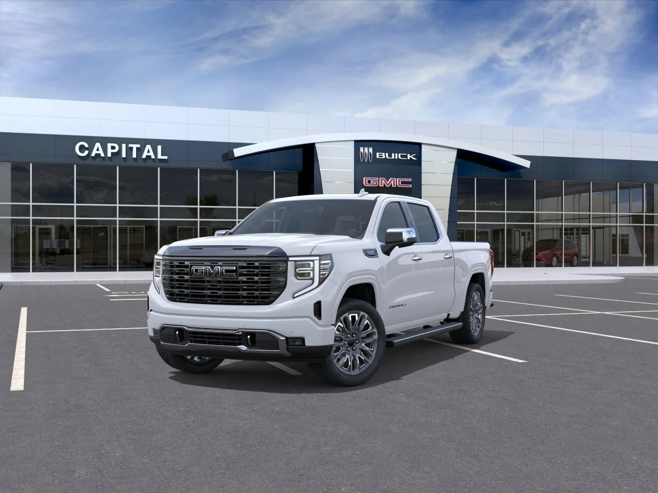 New 2026 Glacier White Tricoat GMC Denali Ultimate image 8