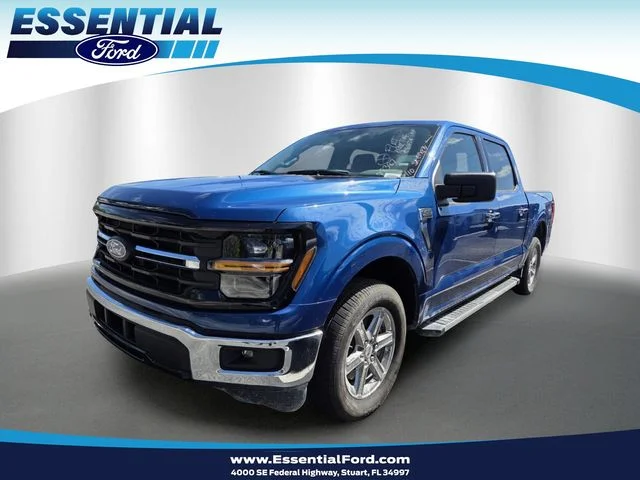 Certified Used 2025 Blue Metallic Ford XLT image 1