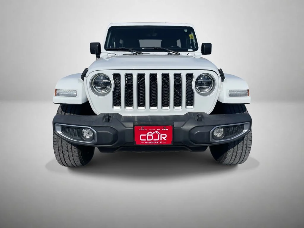 Used 2021 White Jeep Unlimited Sahara 4xe image 8