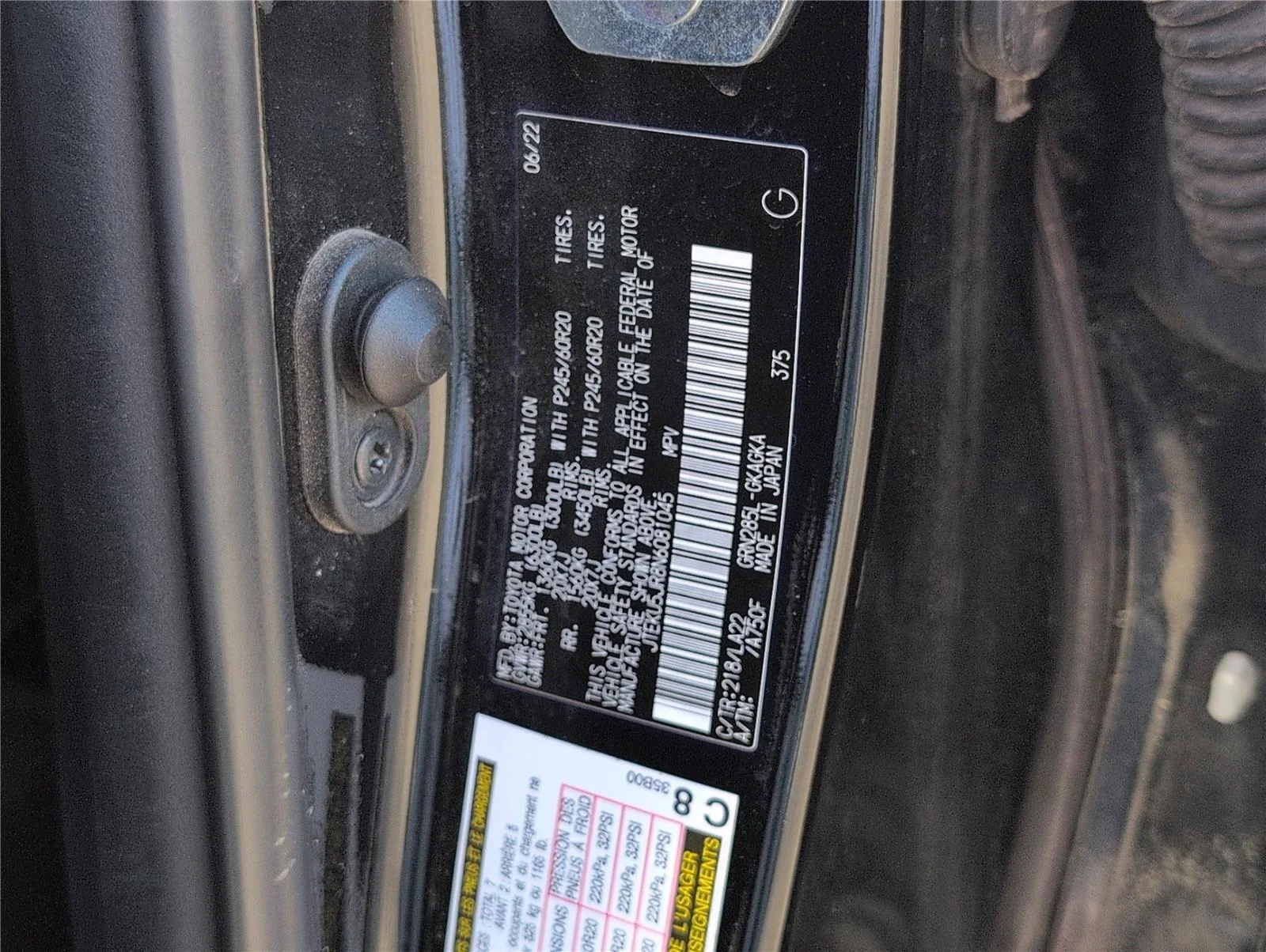 Used 2022 Midnight Black Metallic Toyota Limited image 35