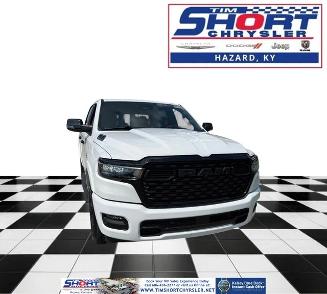 New 2026 Bright White Clear-Coat Exterior Paint RAM Big Horn/Lone Star image 1
