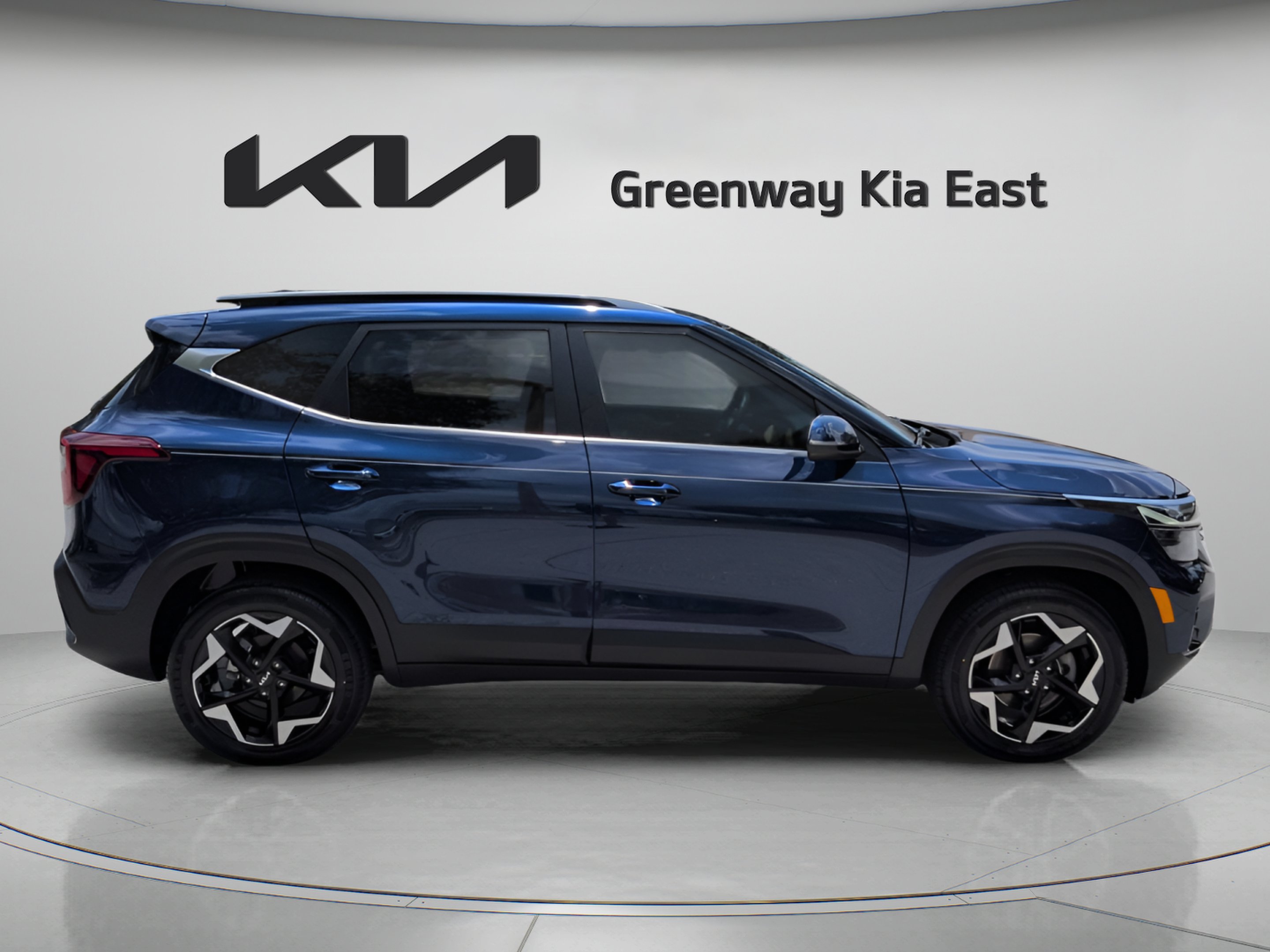 Certified Used 2024 Dark Ocean Blue Kia EX image 4