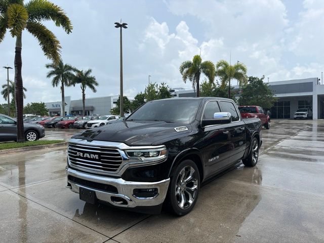 Used 2019 Diamond Black Crystal Pearlcoat Ram Longhorn image 1