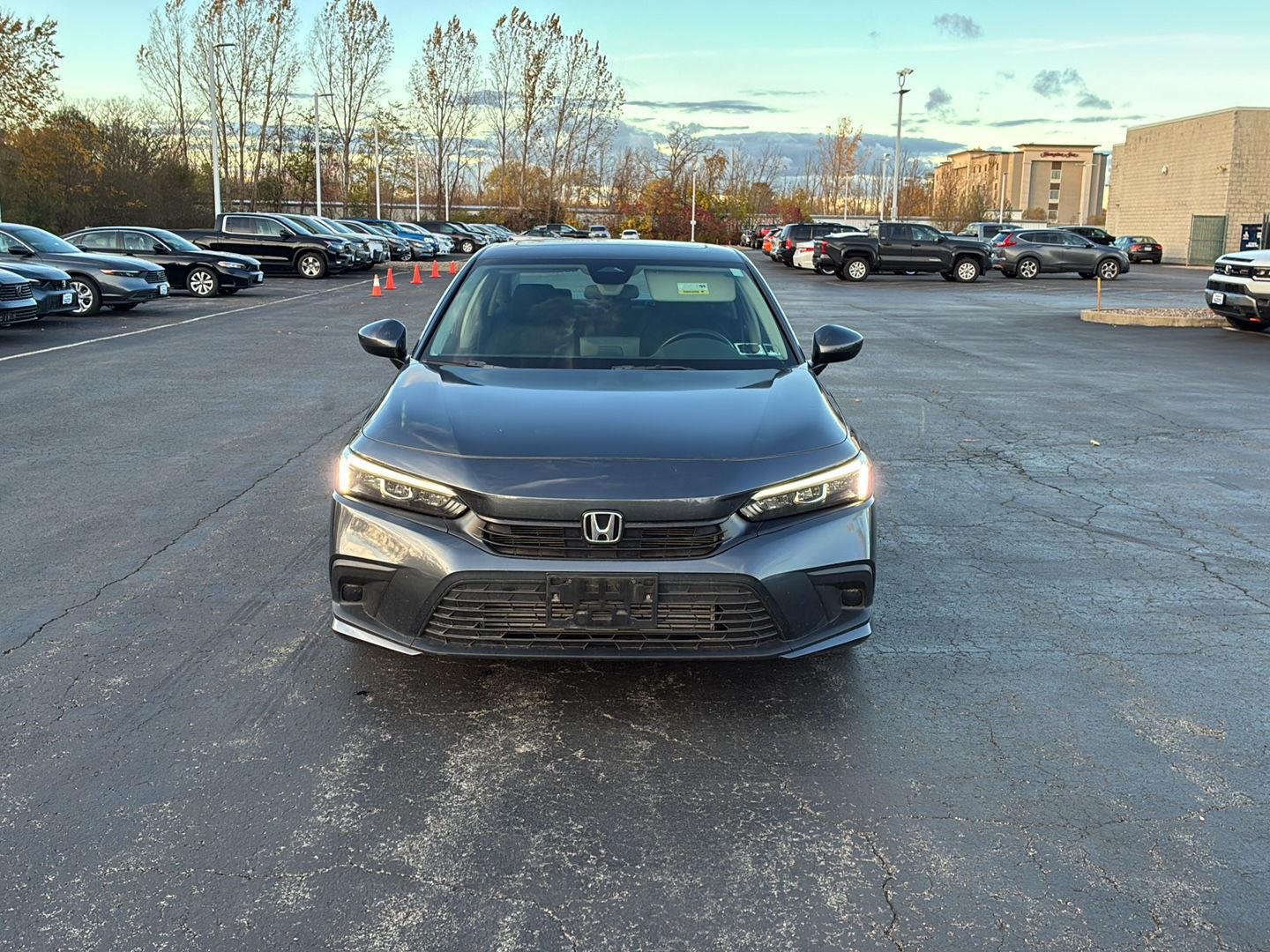 Used 2024 Meteorite Gray Metallic Honda EX image 3