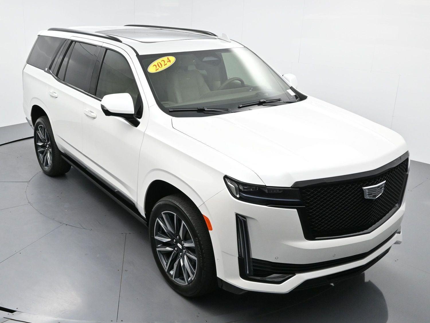 Used 2024 Crystal White Tricoat Cadillac Sport Platinum image 48