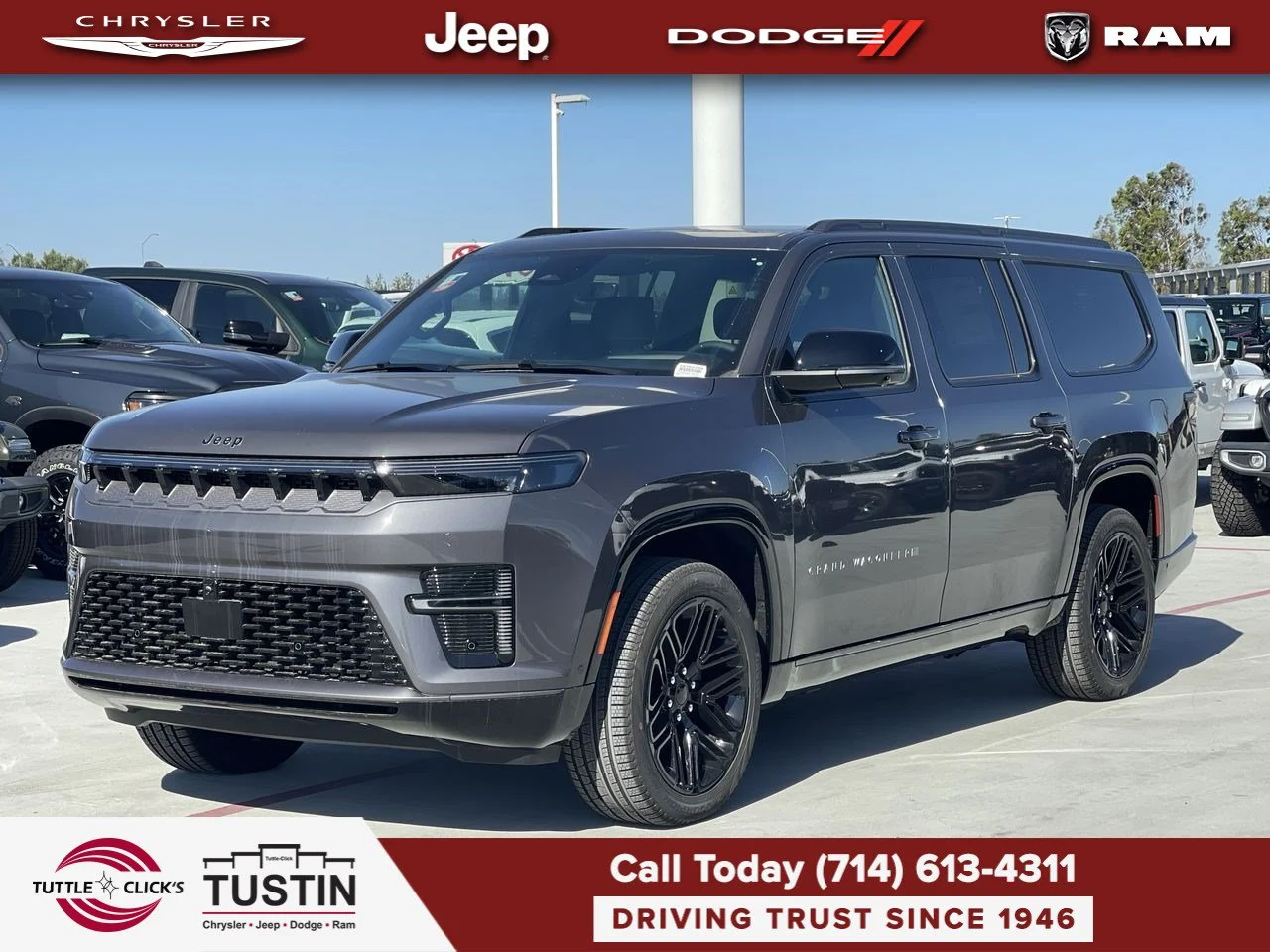 New 2026 Baltic-Gray Metallic Clear-Coat Exterior Paint Jeep Limited Reserve image 9