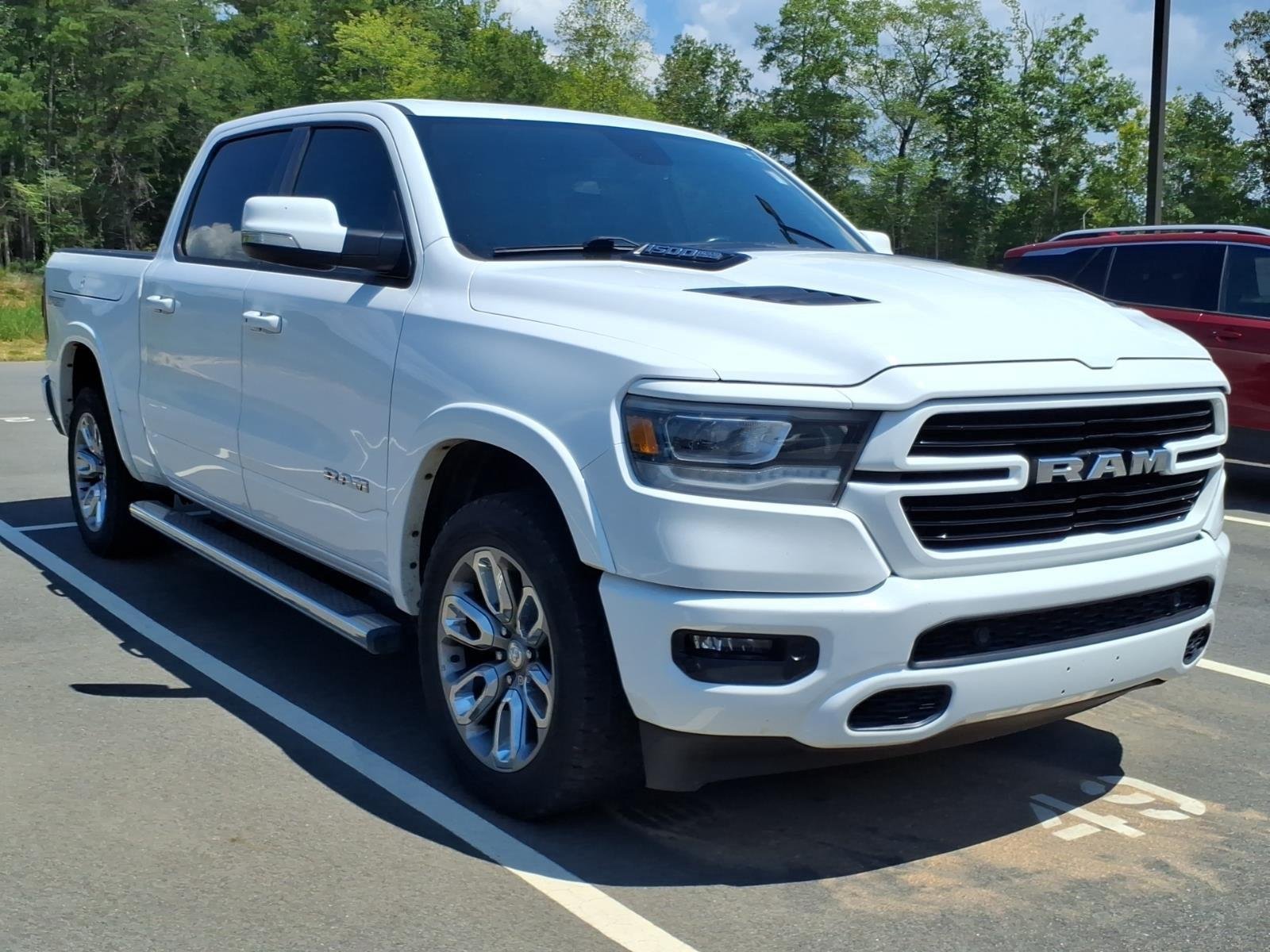 Used 2020 Bright White Clearcoat Ram Laramie image 6