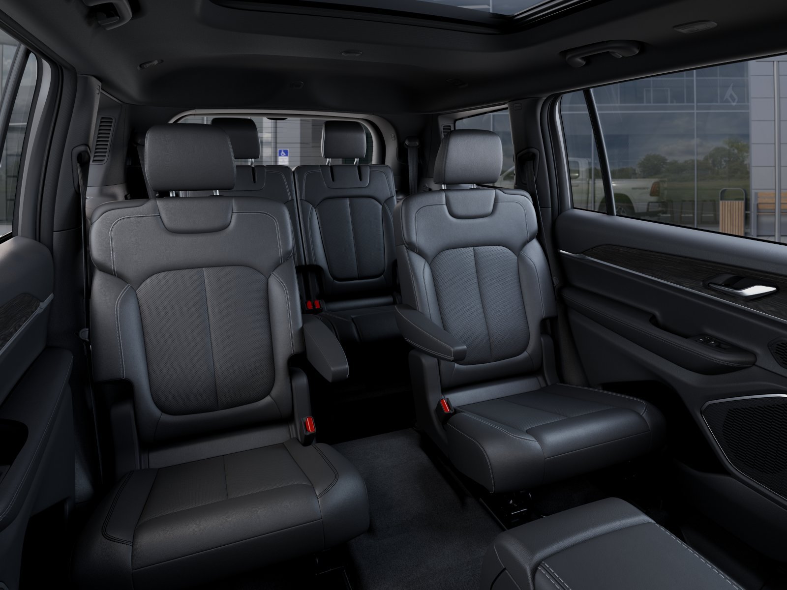 New 2026 Fathom Blue Pearl-Coat Exterior Paint Jeep Limited Reserve BLACKOUT image 41