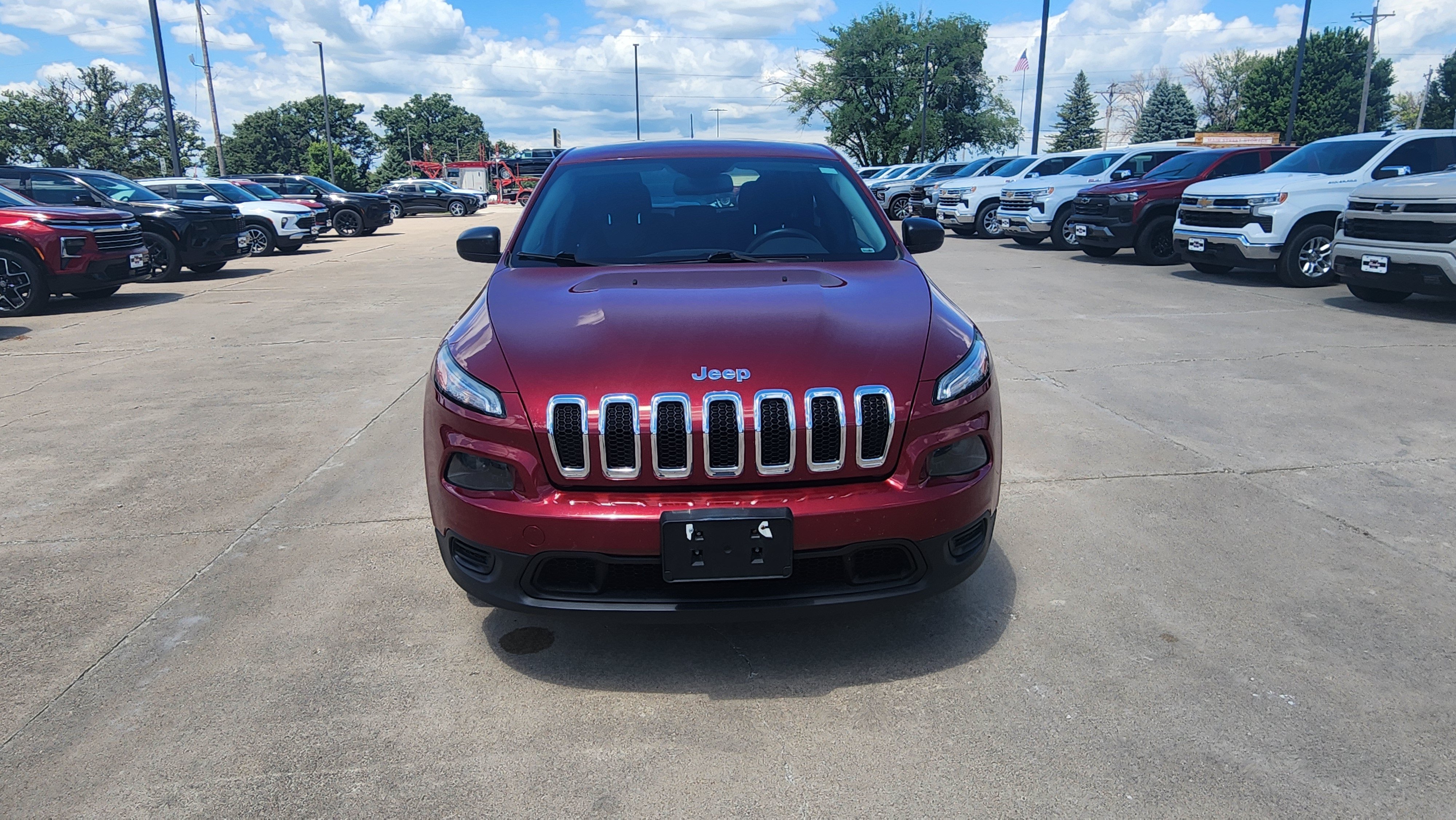 Used 2014 Jeep Cherokee Sport with VIN 1C4PJLAB7EW154769 for sale in Lake City, IA