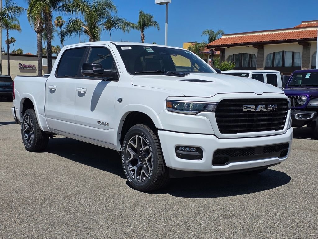 New 2026 Bright White Clear-Coat Exterior Paint RAM Laramie image 1