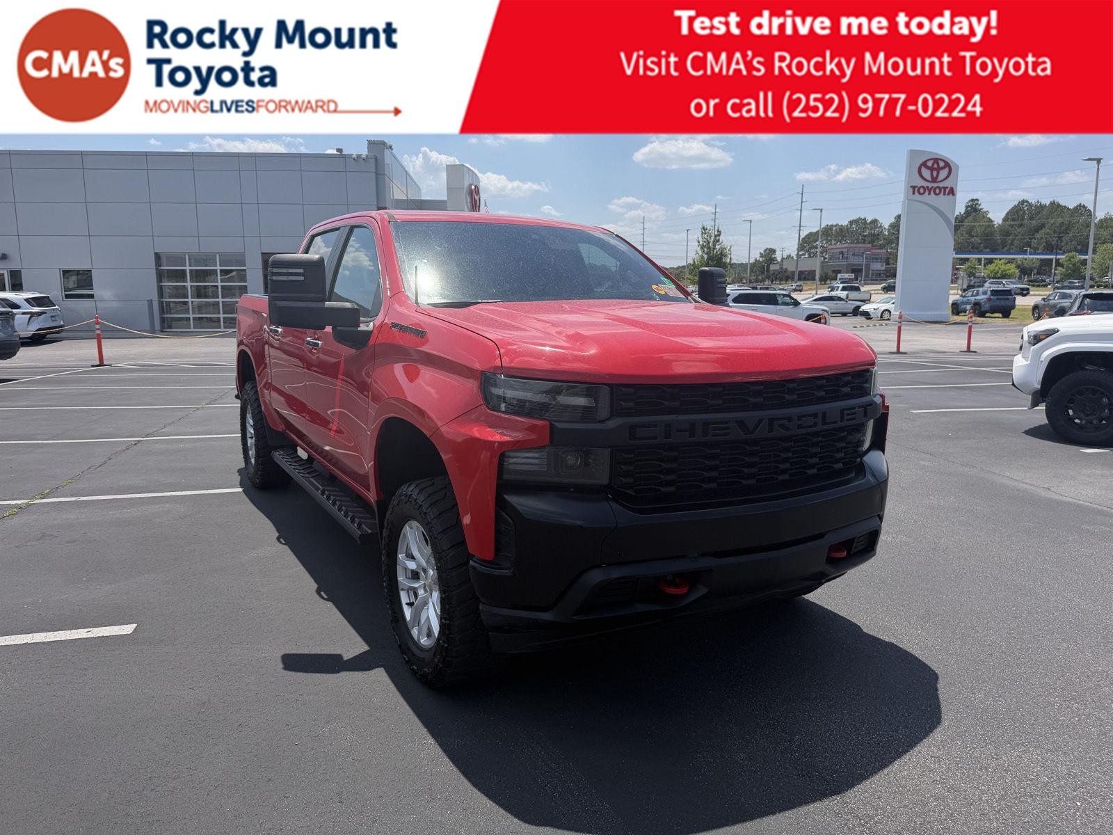 Used 2021 Red Hot Chevrolet Work Truck image 1