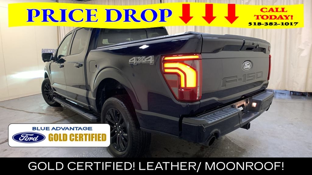 Certified Used 2025 Blue Metallic Ford Lariat image 5