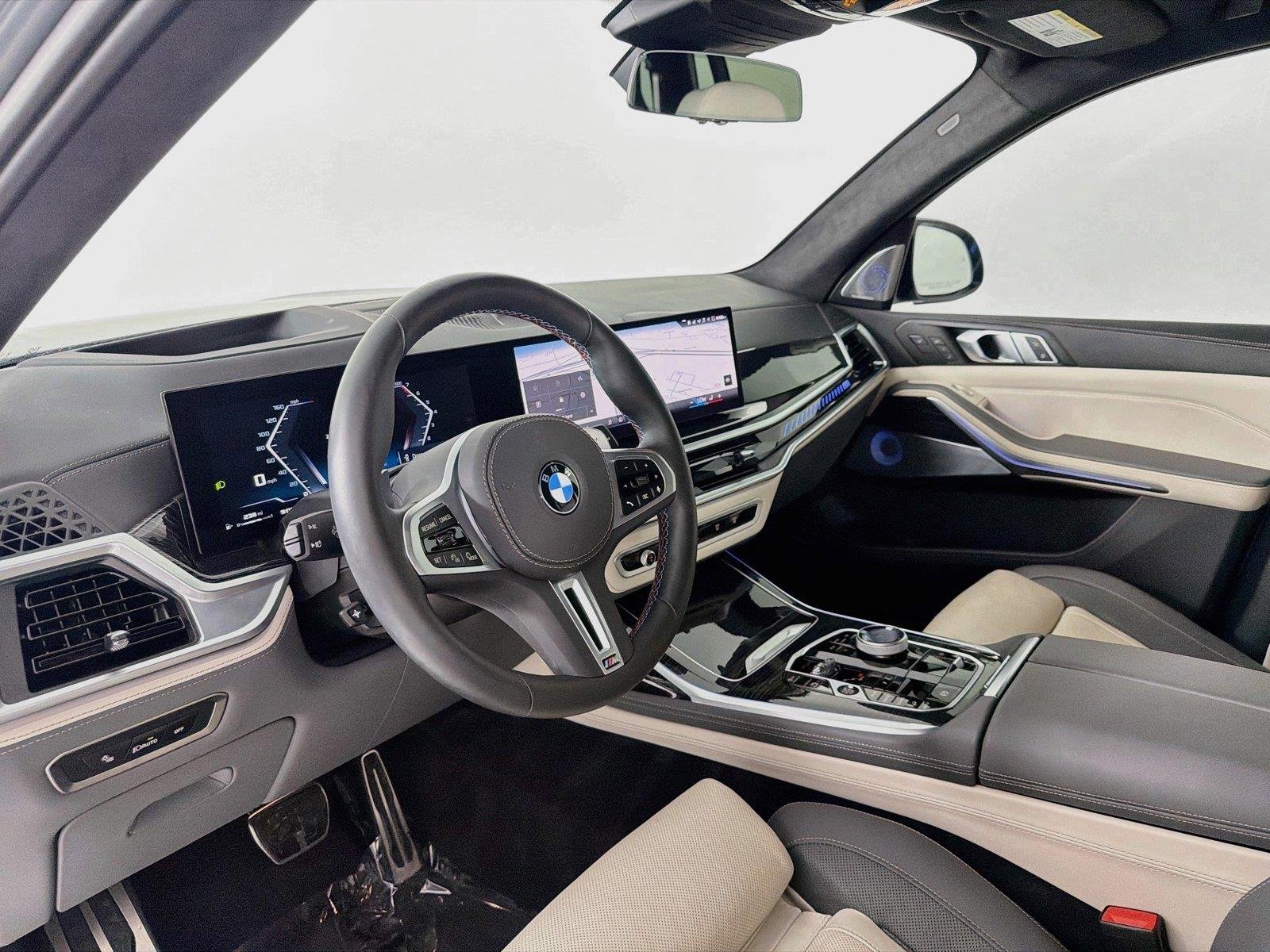 Used 2025 Frozen Pure Grey Metallic BMW M60i image 4