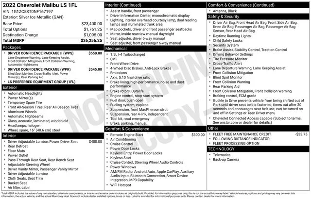 Used 2022 Silver Chevrolet LS image 36