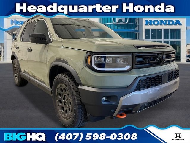 New 2026 Ash Green Metallic Honda TrailSport Elite Blackout image 1