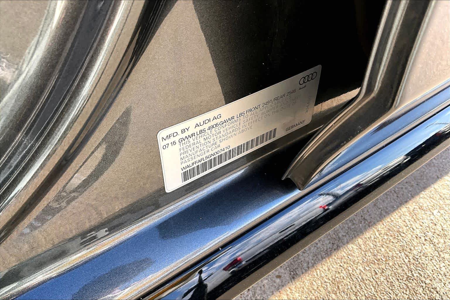 Used 2016 Daytona Gray Pearl Effect Audi Premium Plus image 31