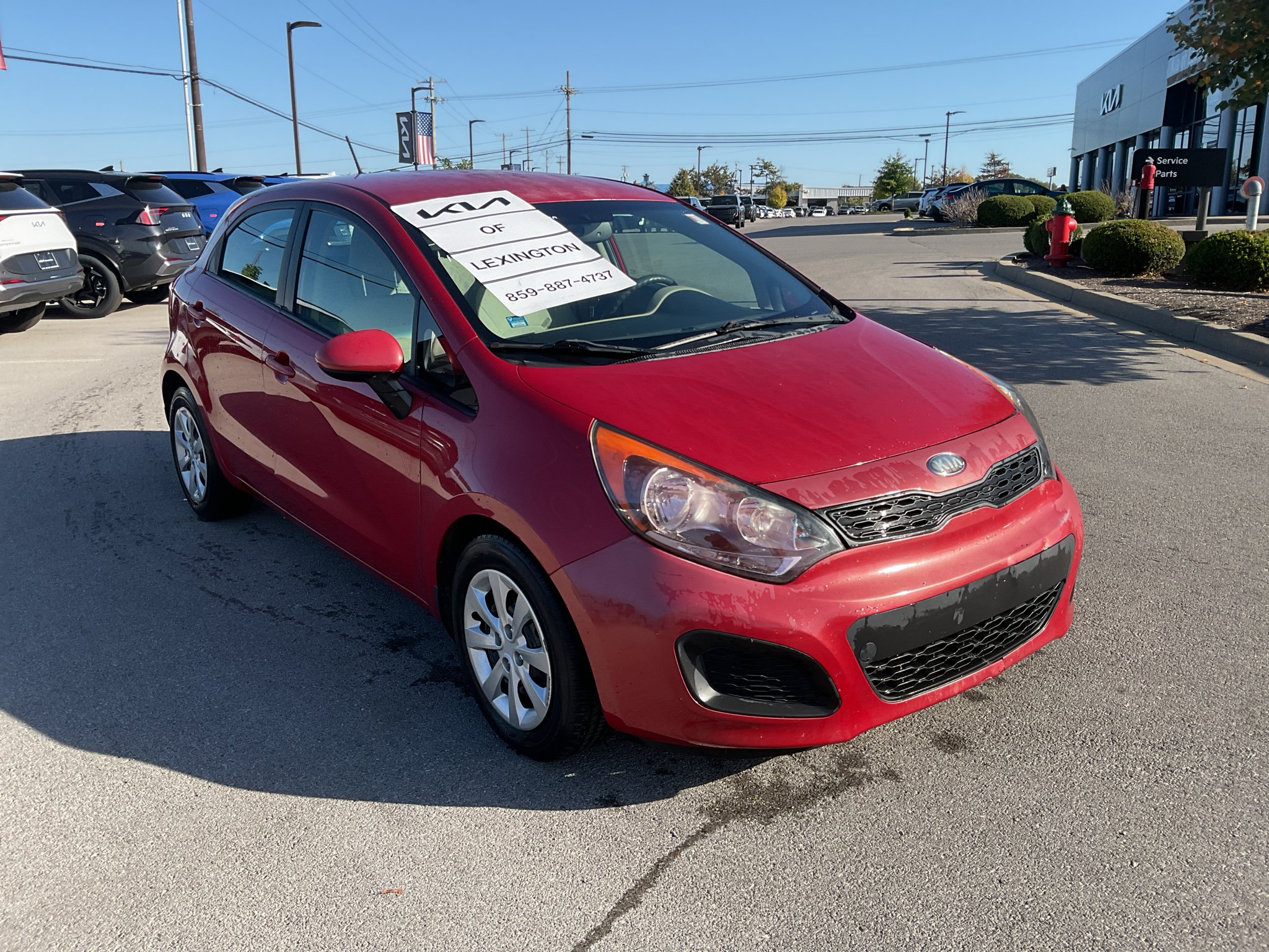 Used 2013 Kia Rio 5-Door LX with VIN KNADM5A34D6158496 for sale in Nicholasville, KY