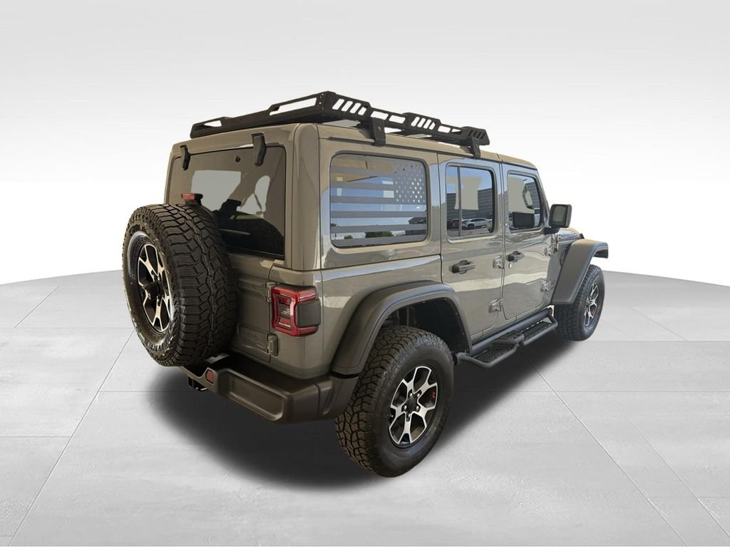 Used 2021 Gray Clearcoat Jeep Unlimited Rubicon image 9
