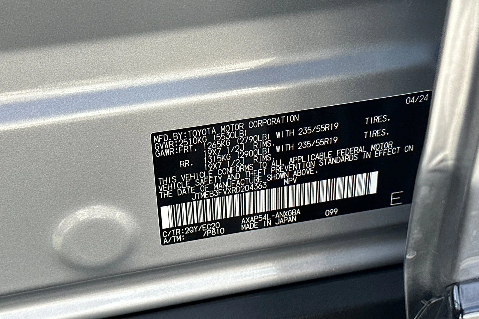 Used 2024 Silver Toyota XSE image 30