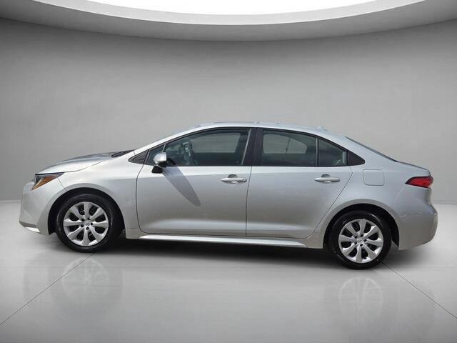Used 2023 Classic Silver Metallic Toyota LE image 2