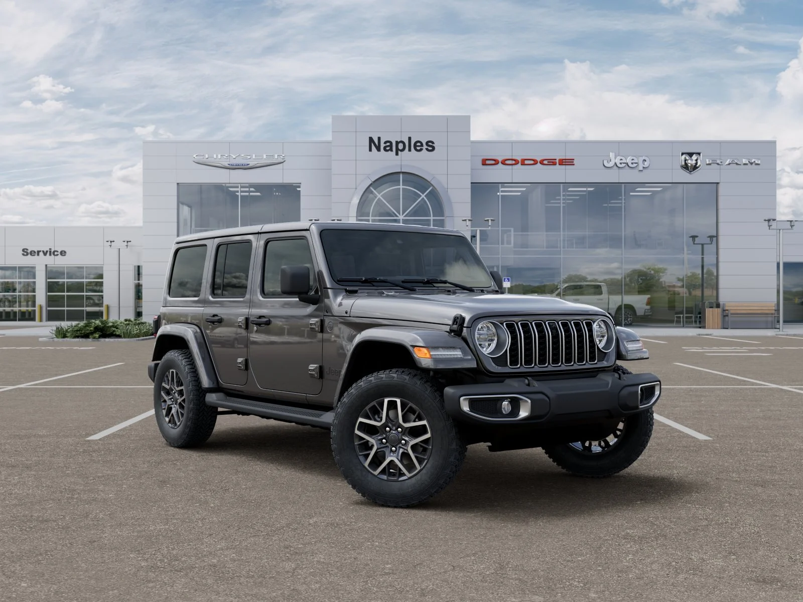 New 2026 Granite Crystal Metallic Clear-Coat Exterior Paint Jeep Sahara image 31
