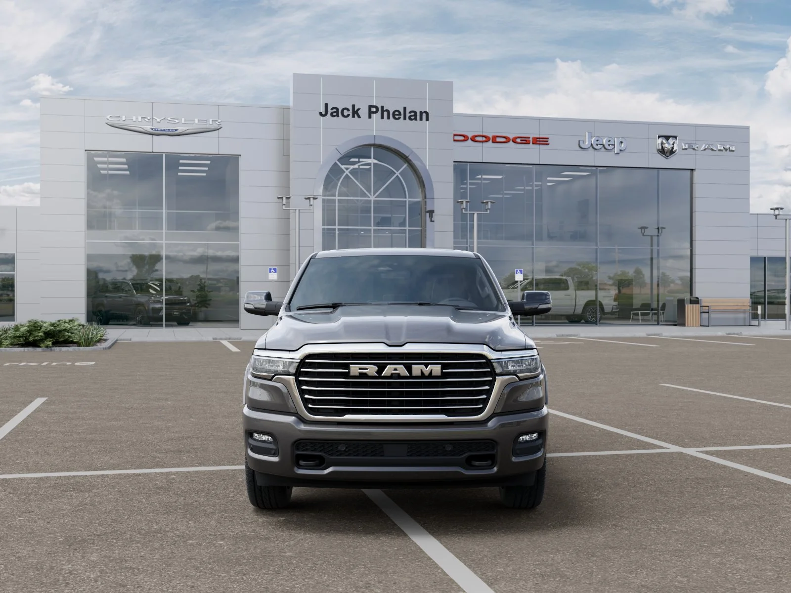New 2026 Granite Crystal Metallic Clear-Coat Exterior Paint RAM Laramie image 32