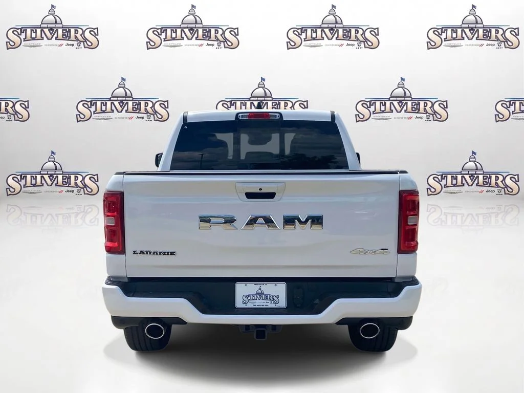 New 2026 Bright White Clear-Coat Exterior Paint RAM Laramie image 6
