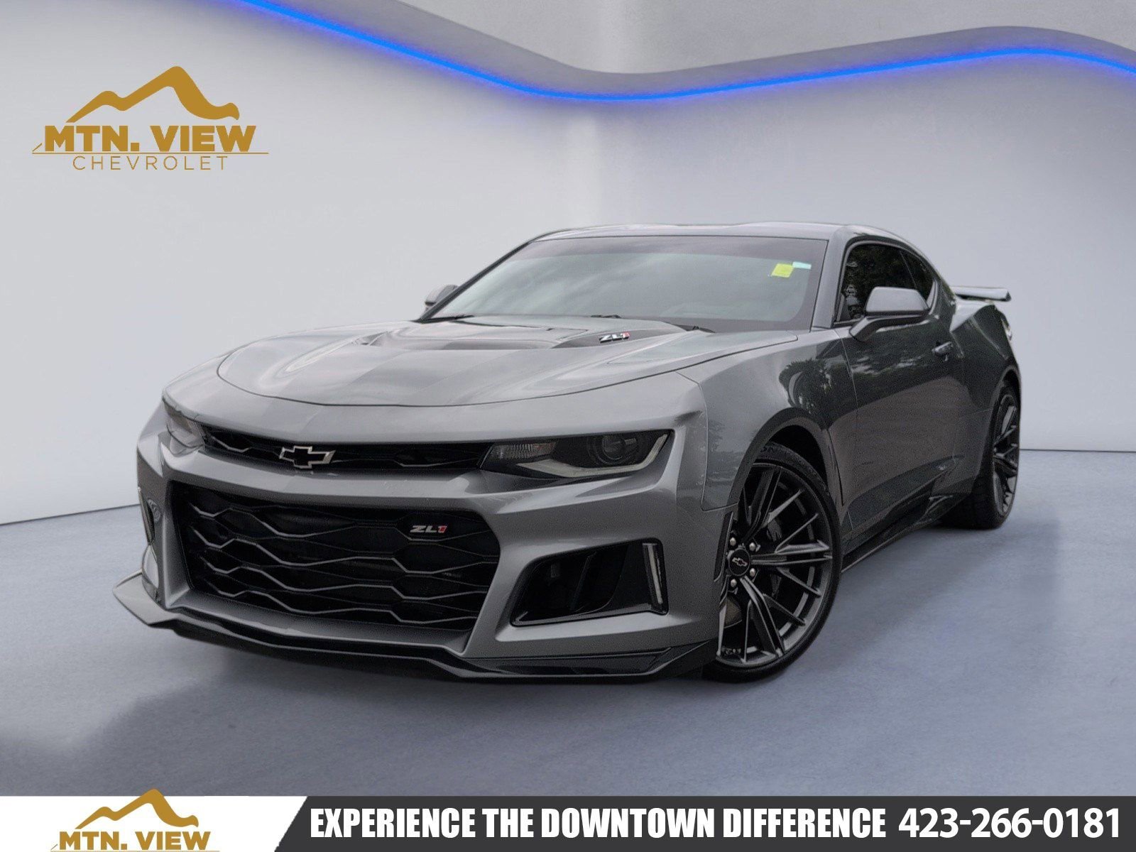 SATIN STEEL GRAY METALLIC 2021 Chevrolet Camaro ZL1 Coupe RWD Coupe Rear-Wheel Drive