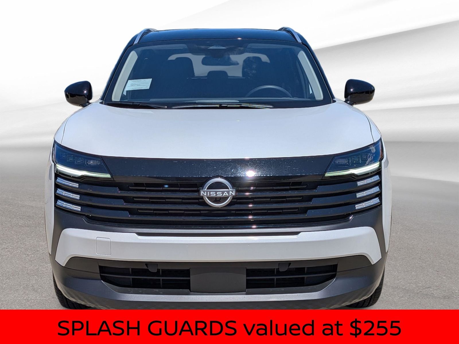 New 2026 Aspen White TriCoat / Super Black Two-tone Nissan SV image 6