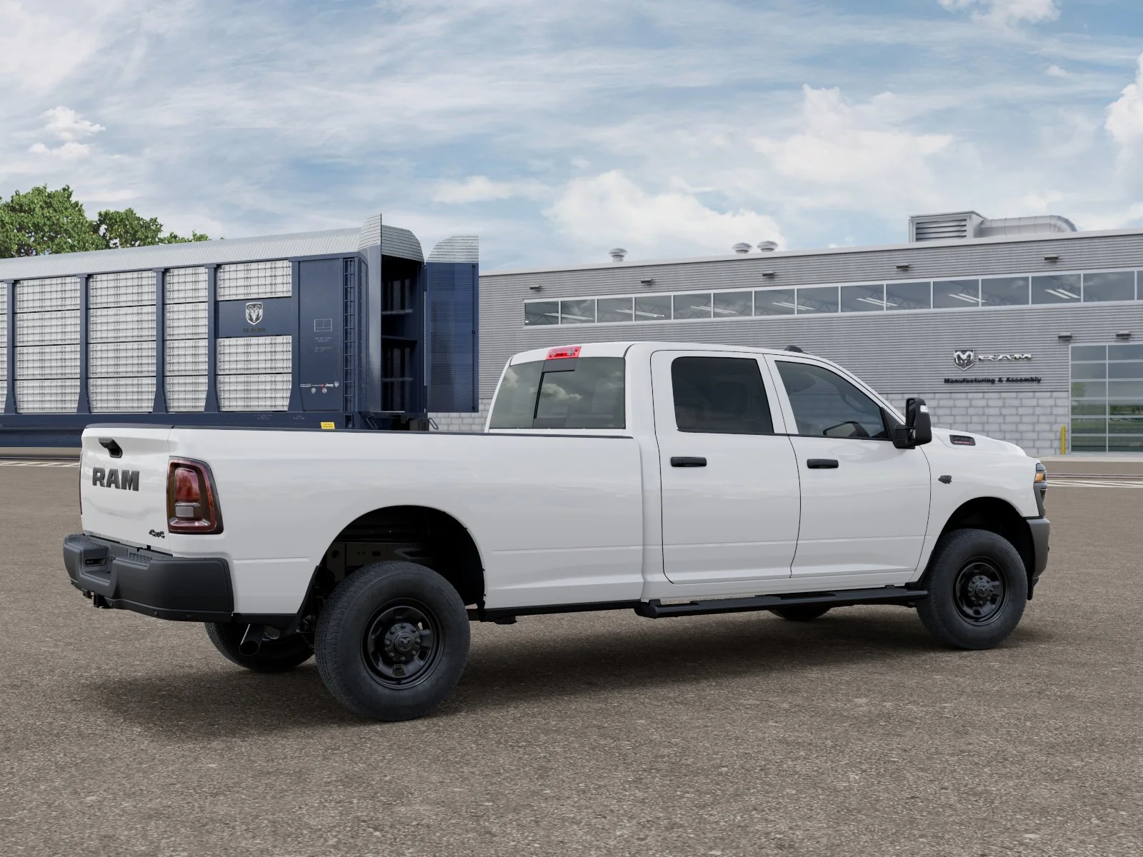 New 2027 Bright White Clear-Coat Exterior Paint RAM TRADESMAN image 2