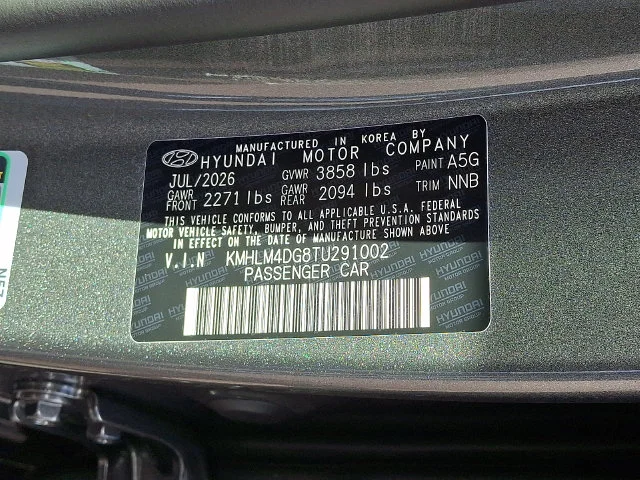 New 2026 Gray Hyundai SEL Sport image 18