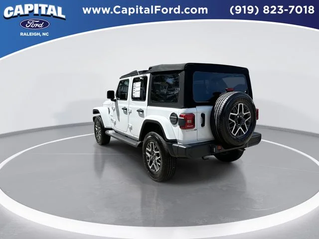 Used 2024 White Jeep Sahara image 6