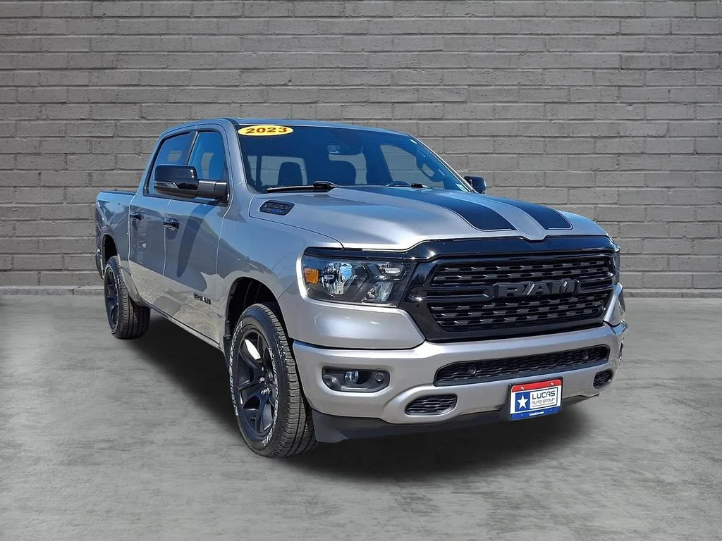 Used 2023 Billet Silver Metallic Clearcoat Ram Big Horn image 2