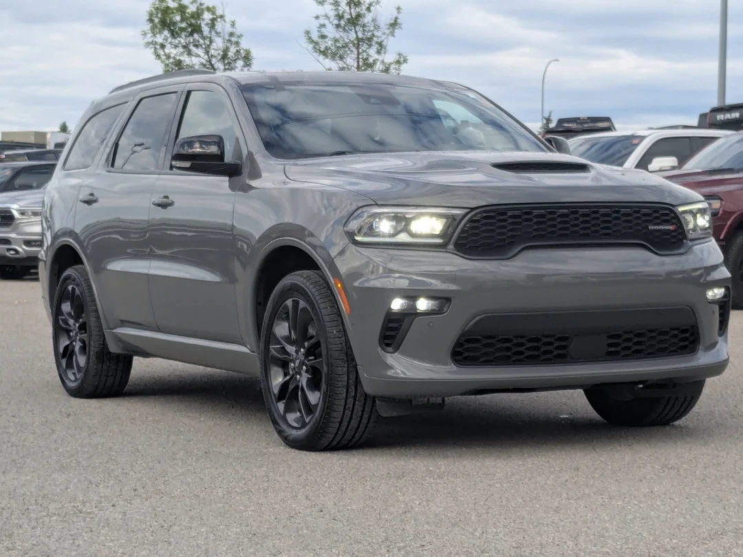 Certified Used 2023 Grey Dodge GT Plus - - AWD - Blacktop Pkg - Park Assist - 10.1 Touchscreen - Captain Chairs & More! image 2