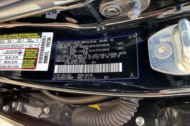 Certified Used 2020 MIDNIGHT BLACK METALLIC Toyota  image 34