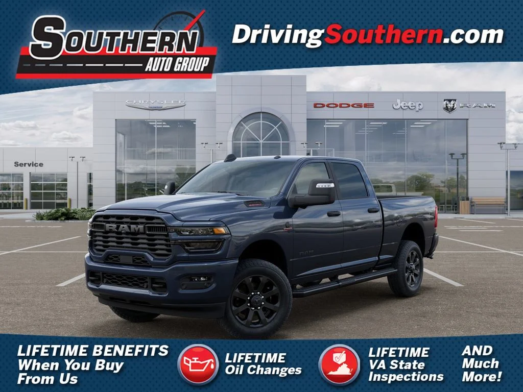 New 2026 Forged Blue Metallic Exterior Paint RAM Big Horn image 1