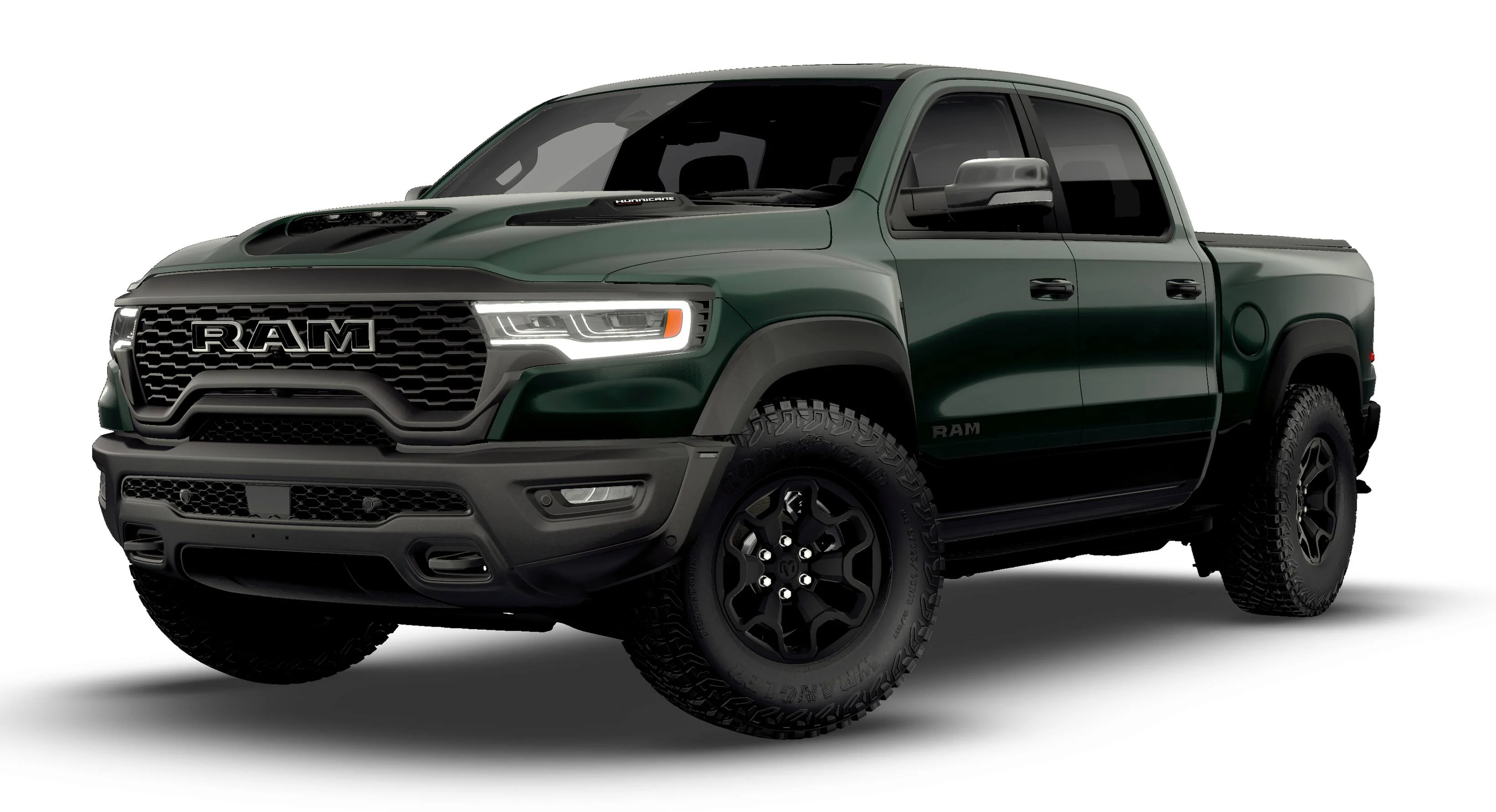 New 2026 Serrano-Green Metallic Exterior Paint RAM RHO image 1