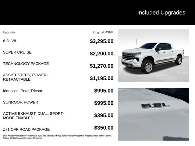 Used 2024 Iridescent Pearl Tricoat Chevrolet High Country image 5