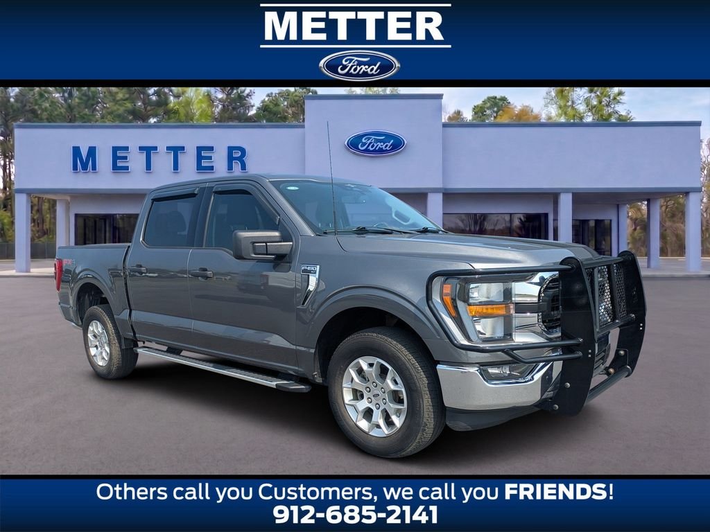 Gray 2023 Ford F-150 Pickup Truck Four-Wheel Drive