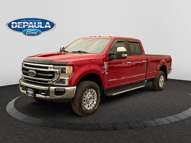 Used 2022 Red Ford Lariat image 1