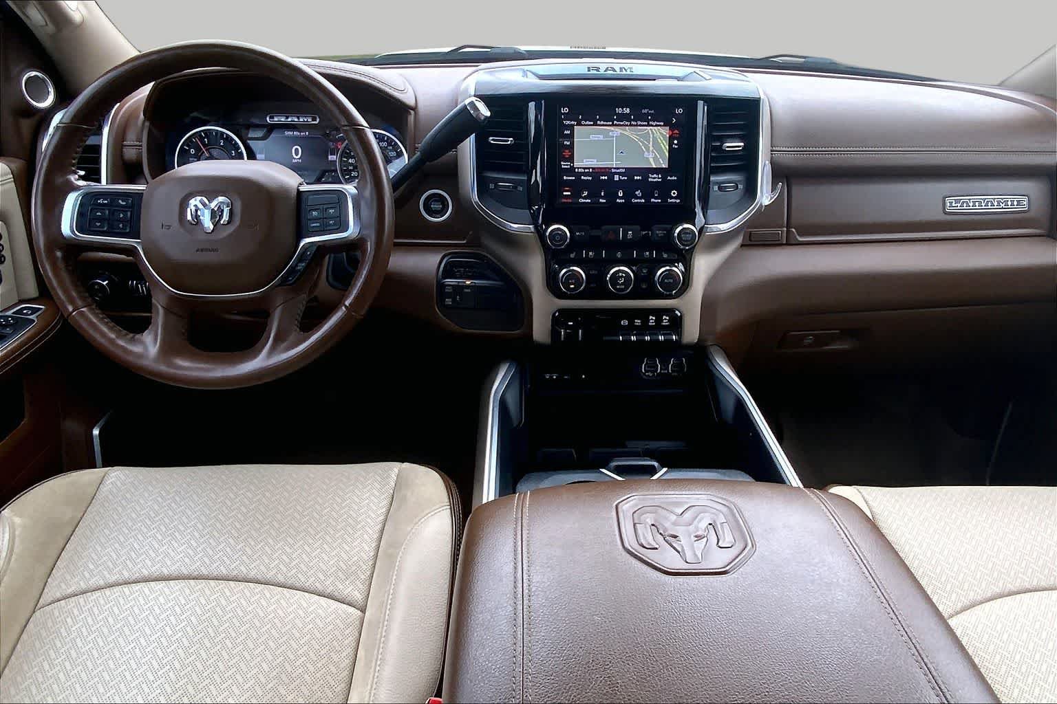Used 2019 Bright White Clearcoat Ram Laramie image 16