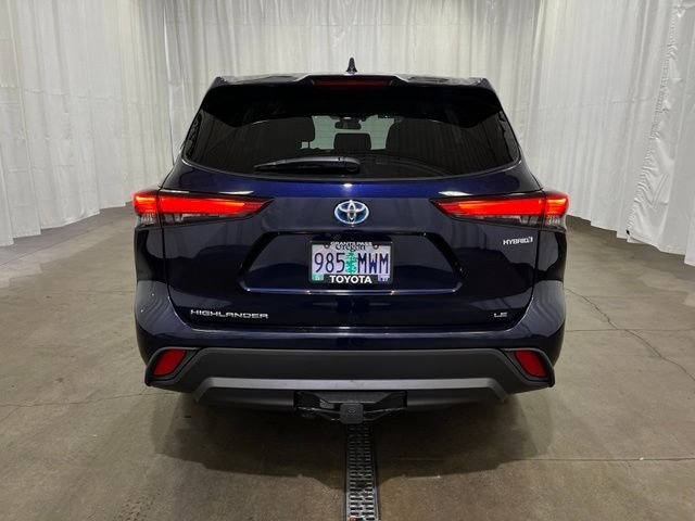 Certified Used 2021 Blue Toyota LE image 4