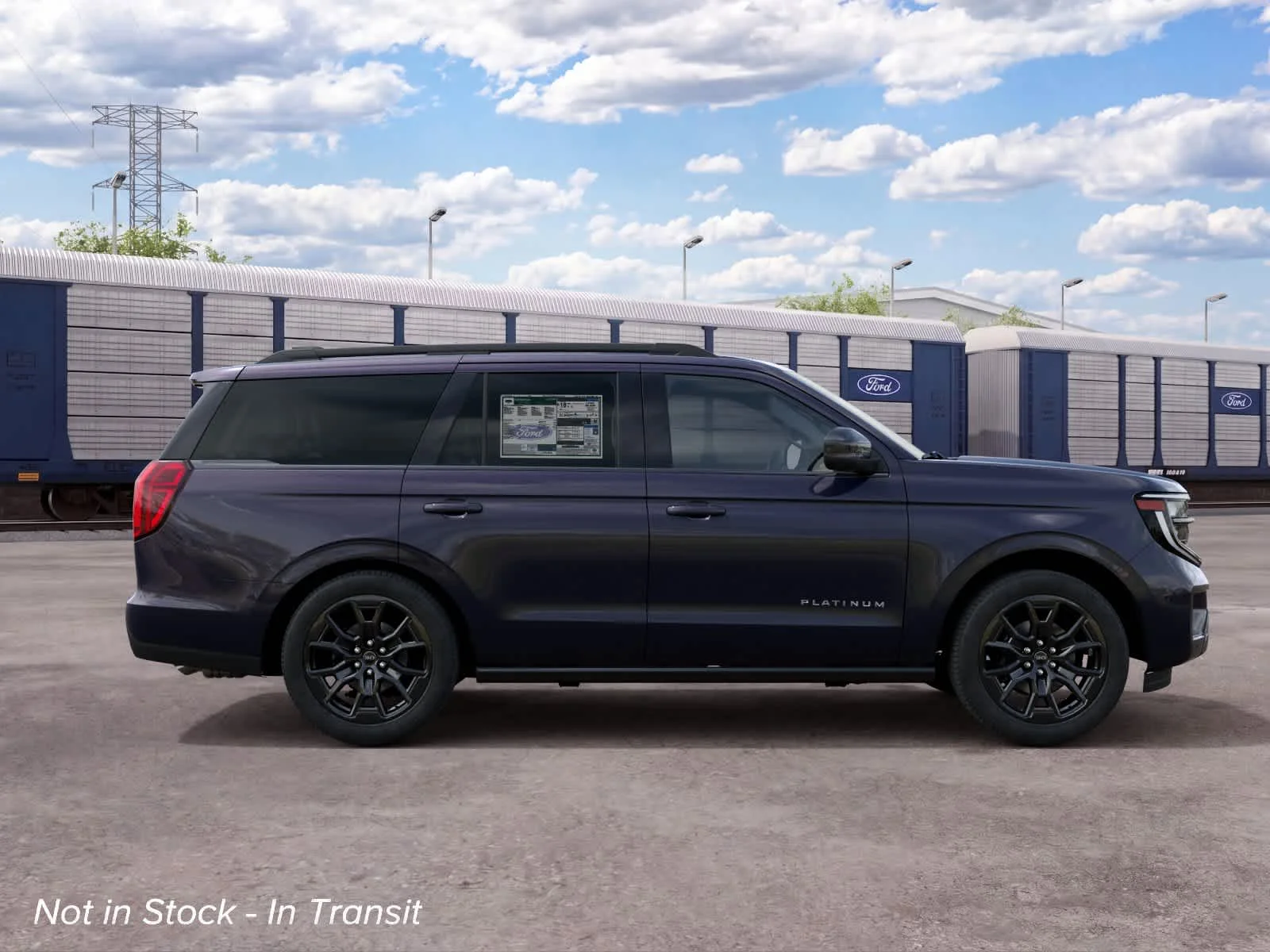 New 2027 Blue Ember Metallic Ford Platinum image 5