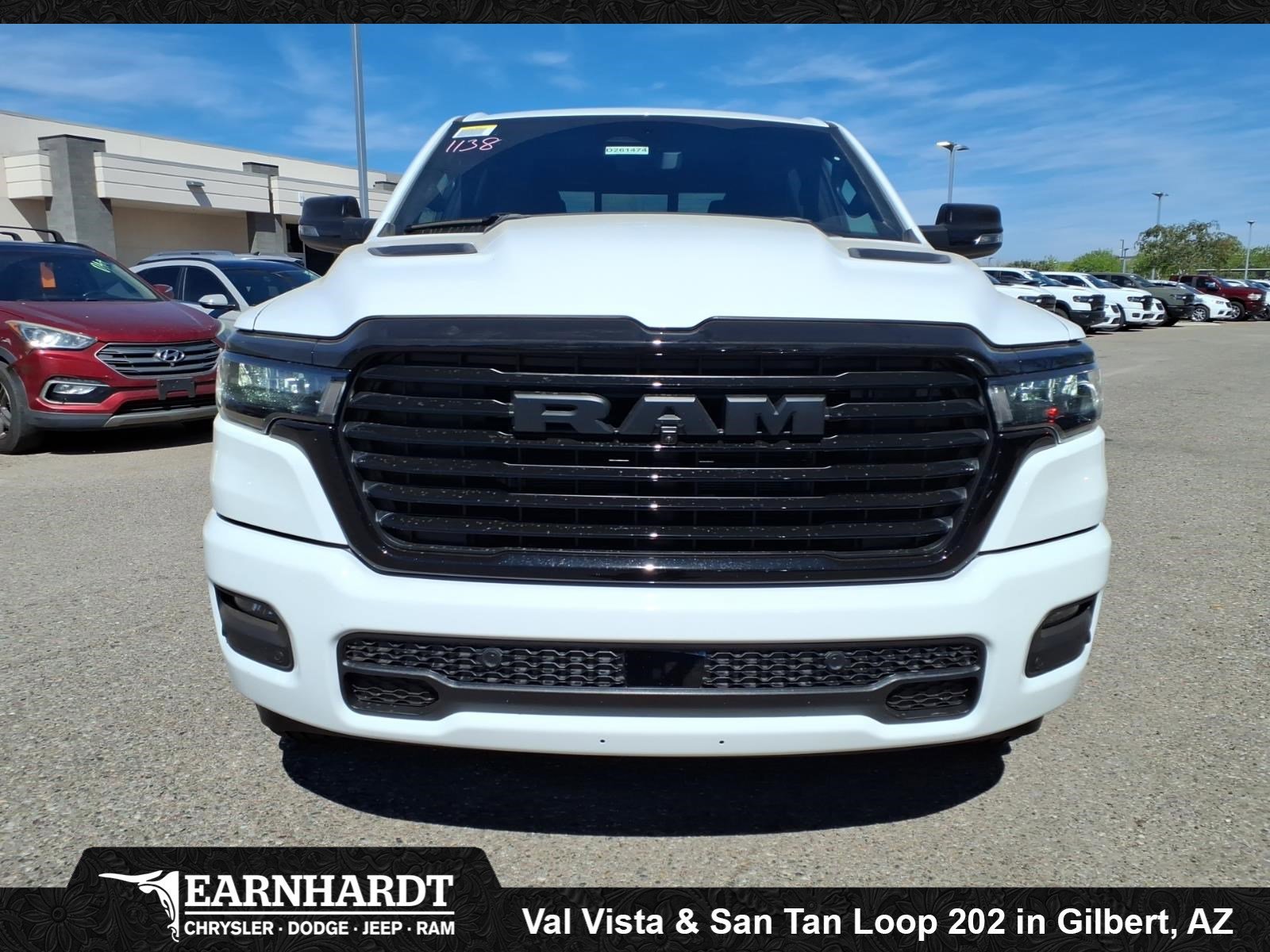 New 2026 Bright White Clear-Coat Exterior Paint RAM Laramie image 2