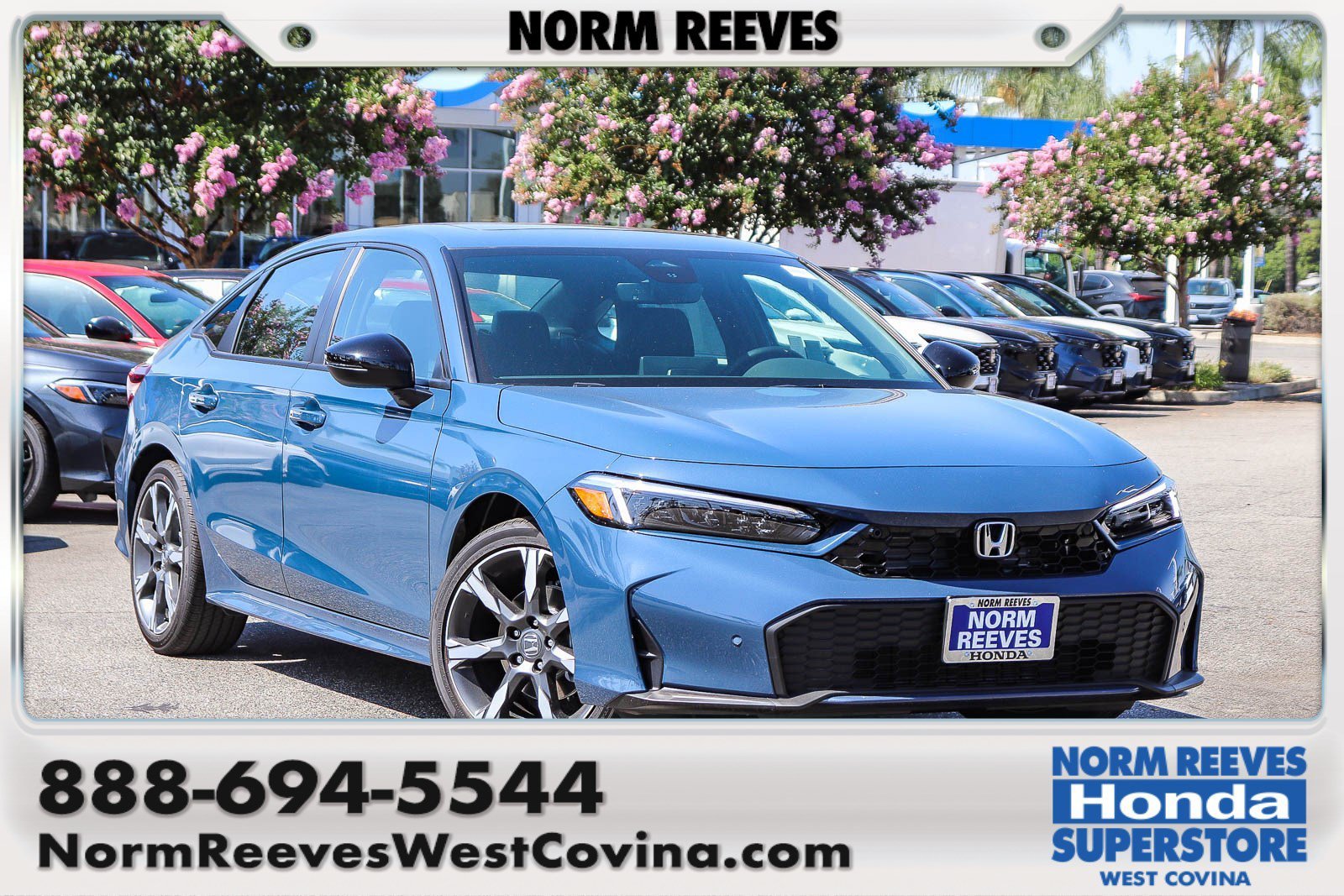 New 2026 Blue Lagoon Pearl Honda Sport Touring CVT image 1