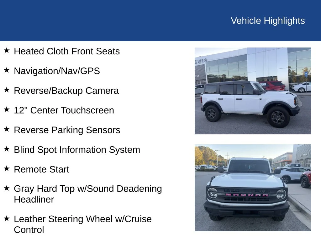 Used 2025 White Ford Big Bend image 5