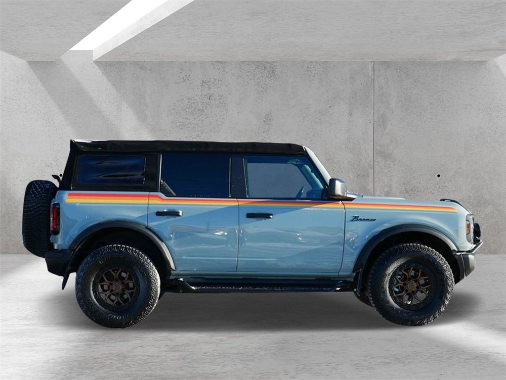 Certified 2022 Ford Bronco 4-Door Badlands with VIN 1FMEE5DP6NLA75332 for sale in White Bear Lake, Minnesota