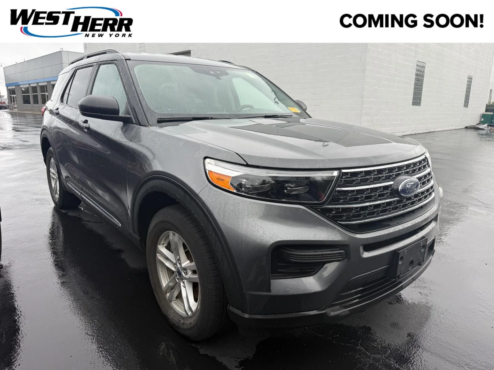 Used 2021 Carbonized Gray Ford XLT image 1