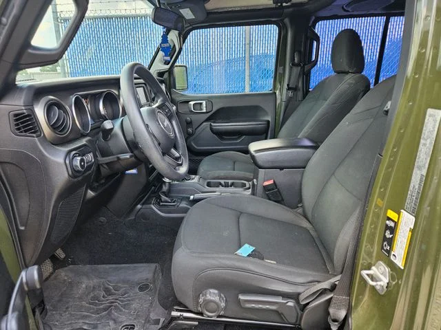 Used 2021 Sarge Green Clearcoat Jeep Unlimited Sport image 5